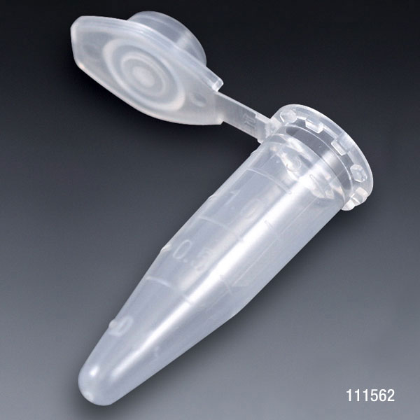 1.5Ml Microcentrifuge Tube, Pp, With Snap Cap, Lot Certified: Rnase Free, Dnase Free, Human Dna Free, Pyrogen Free, Atp Free, Pcr Inhibitor Free