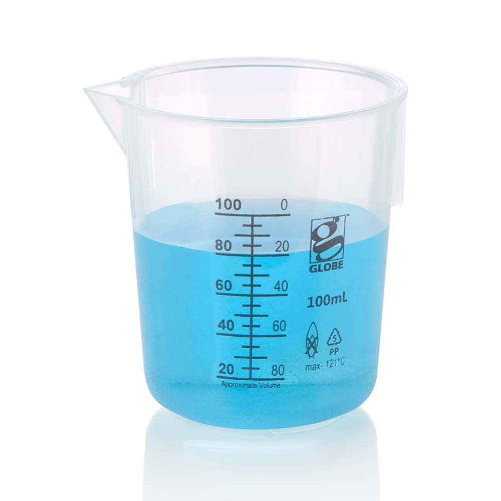100Ml Beaker, Diamond Essentials, Griffin Style, Low Form, Printed Graduations, Pp