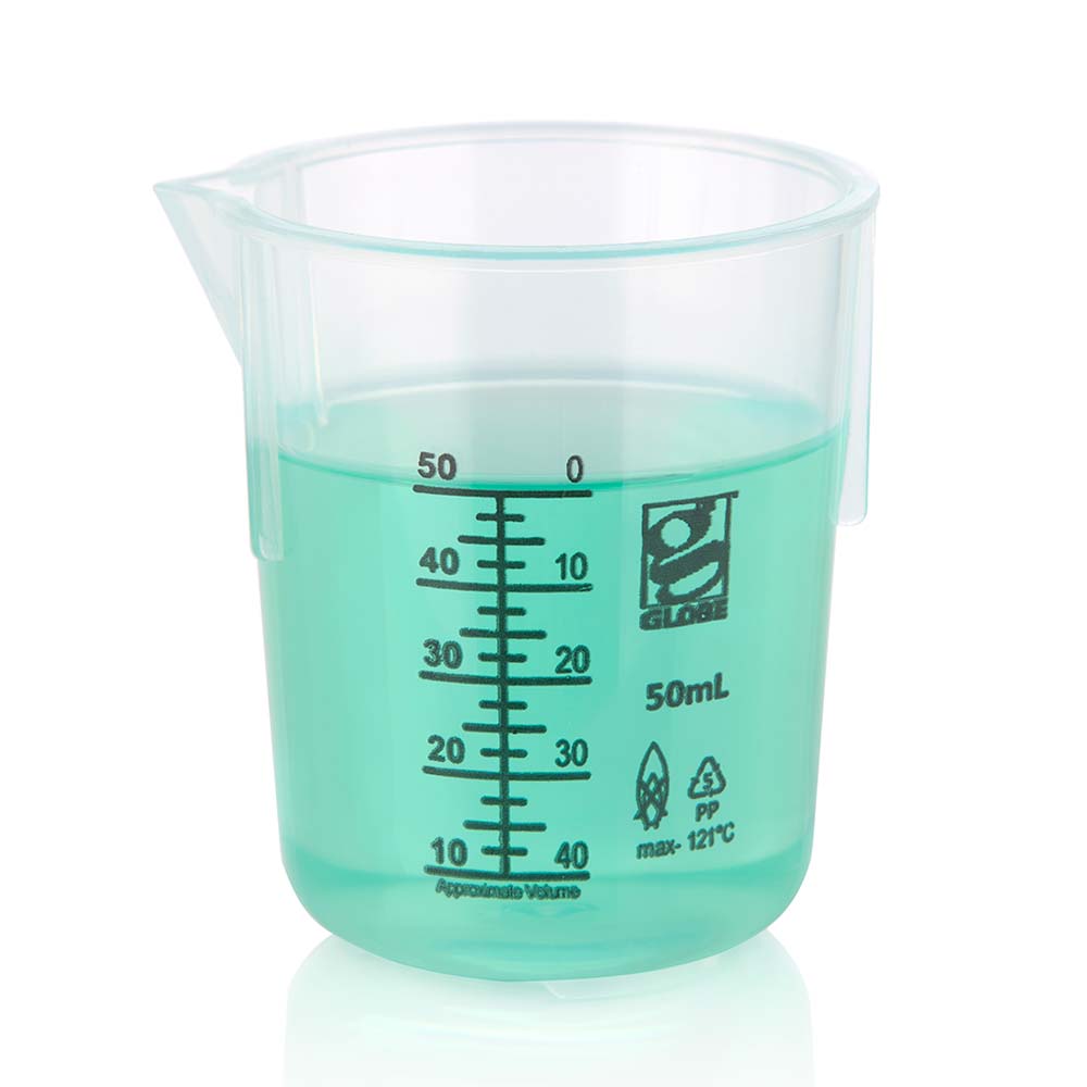 50Ml Beaker, Diamond Essentials, Griffin Style, Low Form, Printed Graduations, Pp