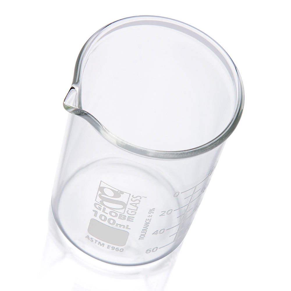 800Ml Beaker, Globe Glass, Low Form Griffin Style, 6/Box, 36/Case