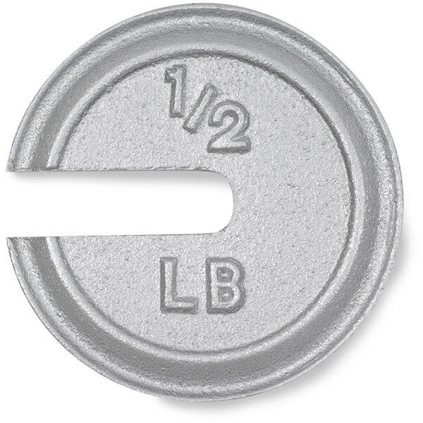 Weight 1P Ci Slot 1/2Lb Clf No Cert Tr