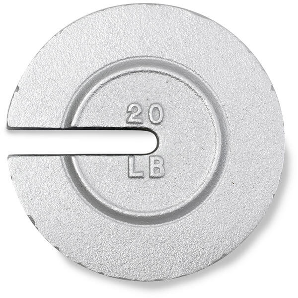 Weight 2P Ci Slot 20Lb Clf No Cert Tr