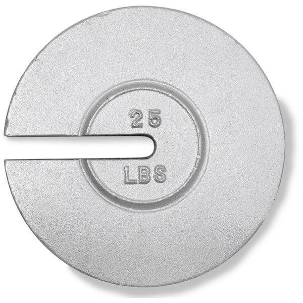 Weight 2P Ci Slot 25Lb Clf No Cert Tr