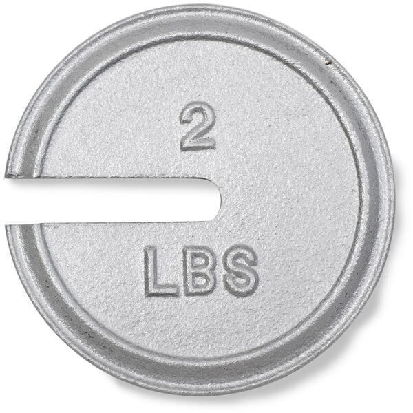 Weight 1P Ci Slot 2Lb Clf No Cert Tr