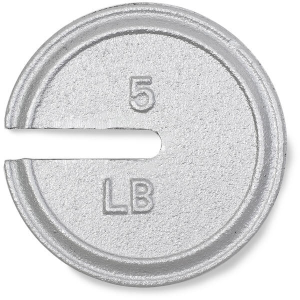 Weight 2P Ci Slot 5Lb Clf No Cert Tr